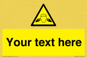 Custom Noise Hazard Sign